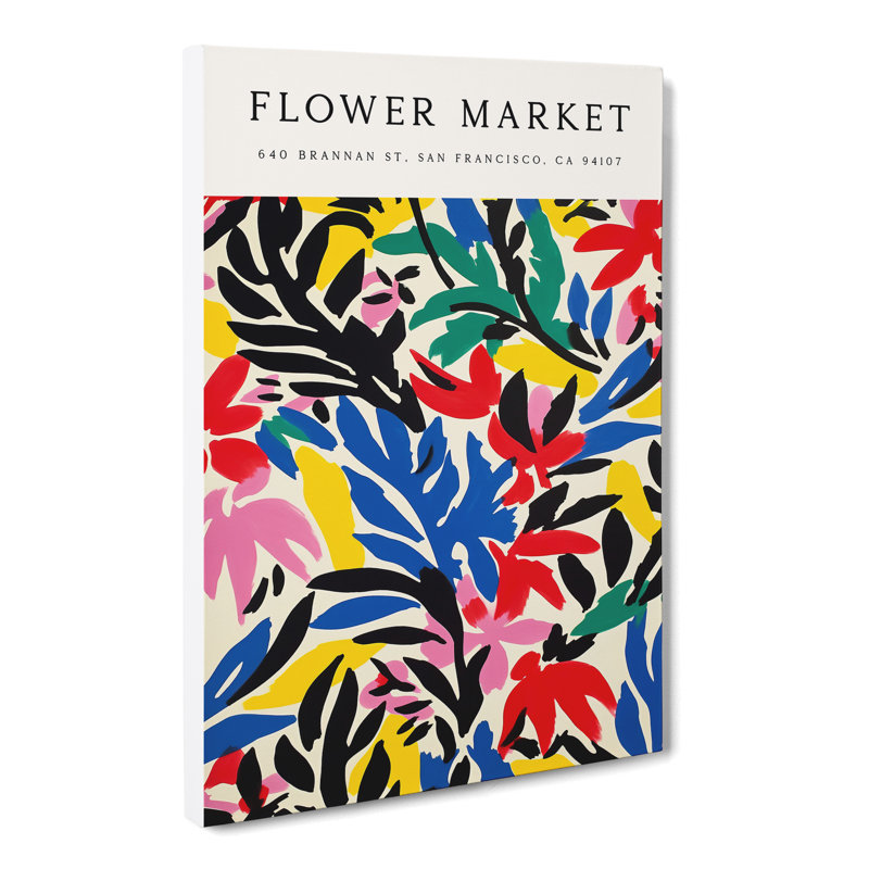 San Francisco Flower Market Exhibition No.1 - Wrapped Canvas, 91cm H x 60cm W x 3cm D