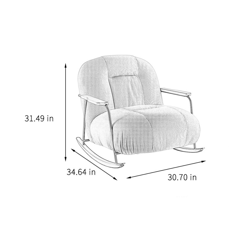 Chaise berçante pour la maison