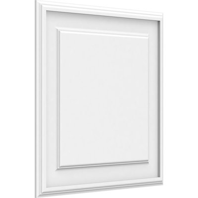 Panneau mural surélevé en PVC blanc Legacy