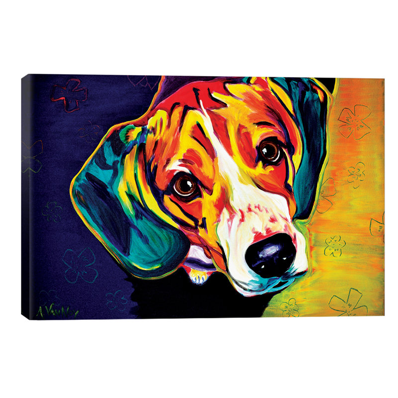 Beagle Bailey - Print on Canvas, 66.04 cm H x 45.72 cm W x 3.175 cm D, No Frame