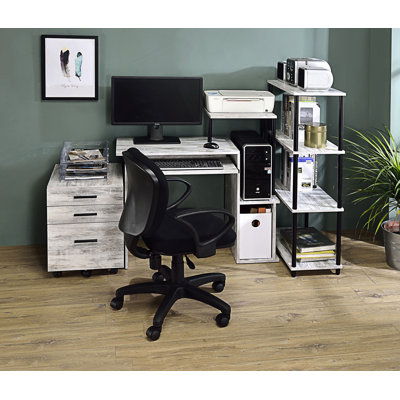Computer Desk With Keyboard Tray