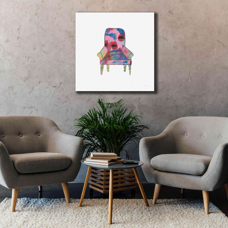 Kenyce Mod Chairs VII par Courtney Prahl, H 37 po x l 37 po x P 1,5 po