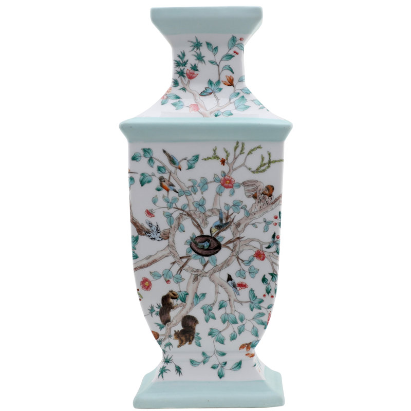 Garden Of Life Handmade Porcelain China Table Vase