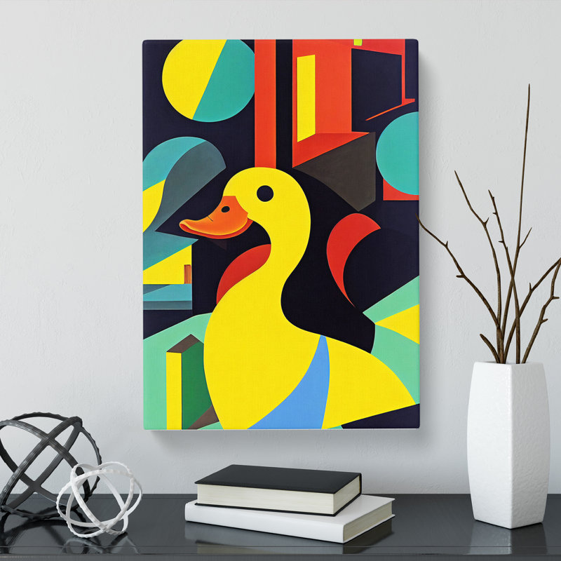 Odalis Duck Abstract Vol.4 - Wrapped Canvas, 50cm H x 35cm W x 3cm D