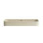 Vasque à poser LORAN 91 cm (36 po) en marbre artificiel avec 3 trous pour robinetterie, sans robinetterie ni meuble, blanche-137149808