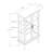 Cherry Curio Cabinet With Internal Lighting And Mirrored Back Panel Classic Display Tempered Glass Doors-2082994054-2082994052
