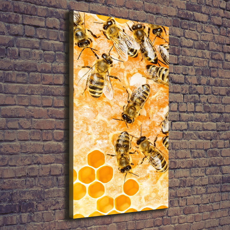Working Bees - Wrapped Canvas Print, 140cm H x 70cm W