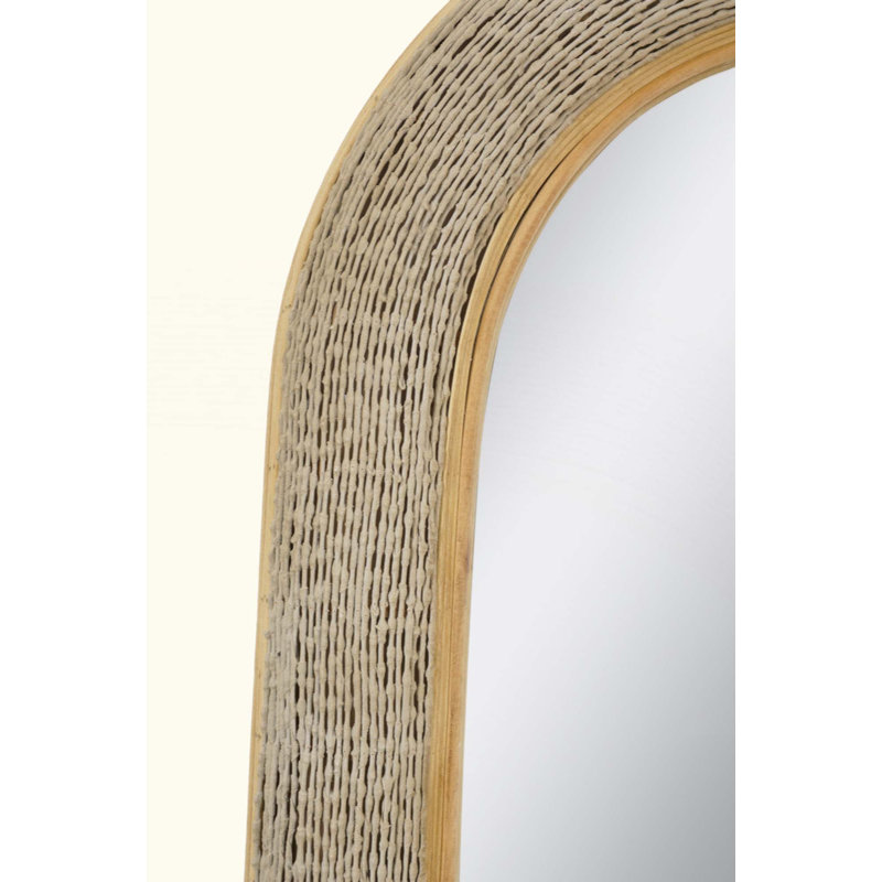 Miroir arqué tissé