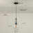 1 - Light Modern Single Dimmable Pendant Lights （Set of 3)