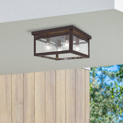 Amores Glass Flush Mount