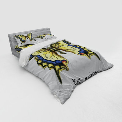 Ensemble de housse de couette en microfibre