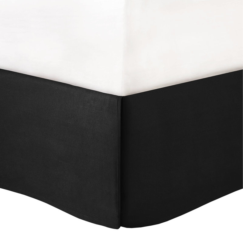 Édredon simple à carreaux et drap de lit, microfibre, -, conception de taie d'oreiller unie, Édredon simple