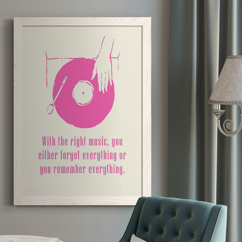 Sweet Melody I - Reproduction de photo sur toile simple, Blanc, H 37,5 po x l 27,5 po x P 1 po, Pas de tapis