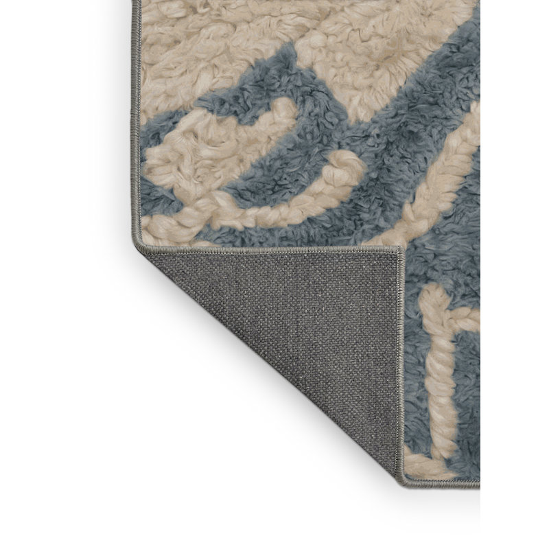 Tapis gris soyeux et moelleux, Rectangle 2 pi x 3 pi