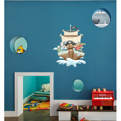 Pirates Ship Boys Room Decal Sticker Pirates Wall Decor