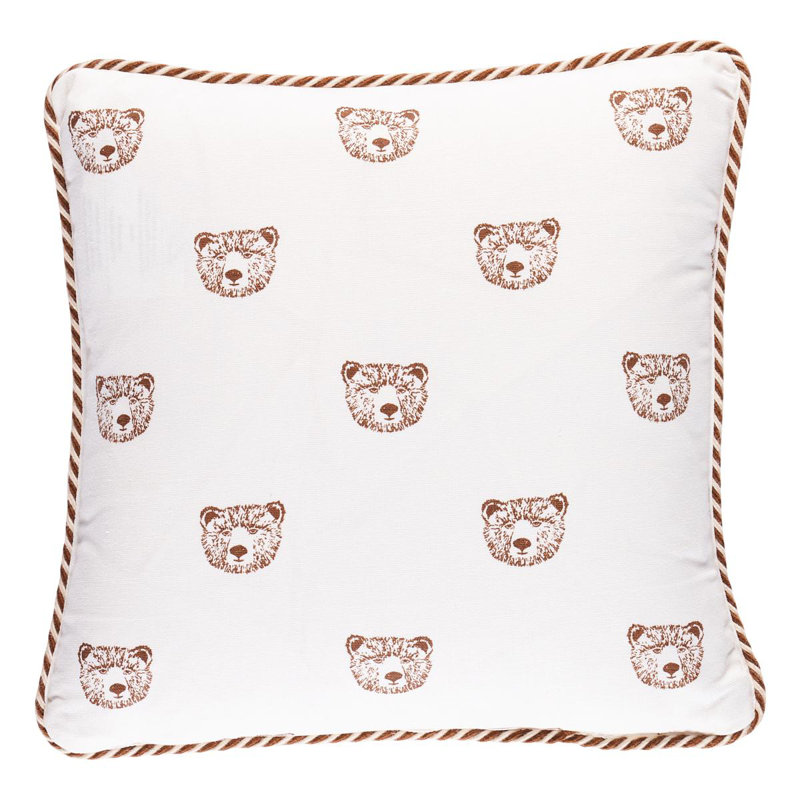 Coussin Schumacher x Marie-Chantal, Rosé, H 14 po x l 14 po
