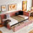 Barfleur Upholstered Daybed with 2 Storage Drawers-358799618-358799616