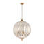 Lustre ajouré en cristal 6 lumières