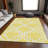 Premium Machine Washable Prisco Yellow Rug-182204182