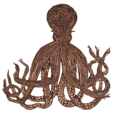 Décoration murale pieuvre Driftwood
