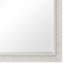 Miroir rectangulaire traditionnel encadré en bois Lella White, 112 cm (L) x 102 cm (H)