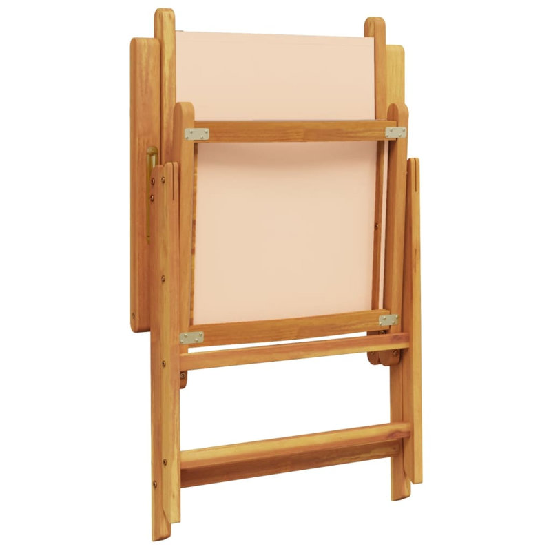 Asaad Patio Dining Accent Chair, Beige