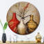 Très grande horloge murale Boho Pottery-93382967