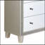 Commode à finition miroir et champagne Sliverfluff