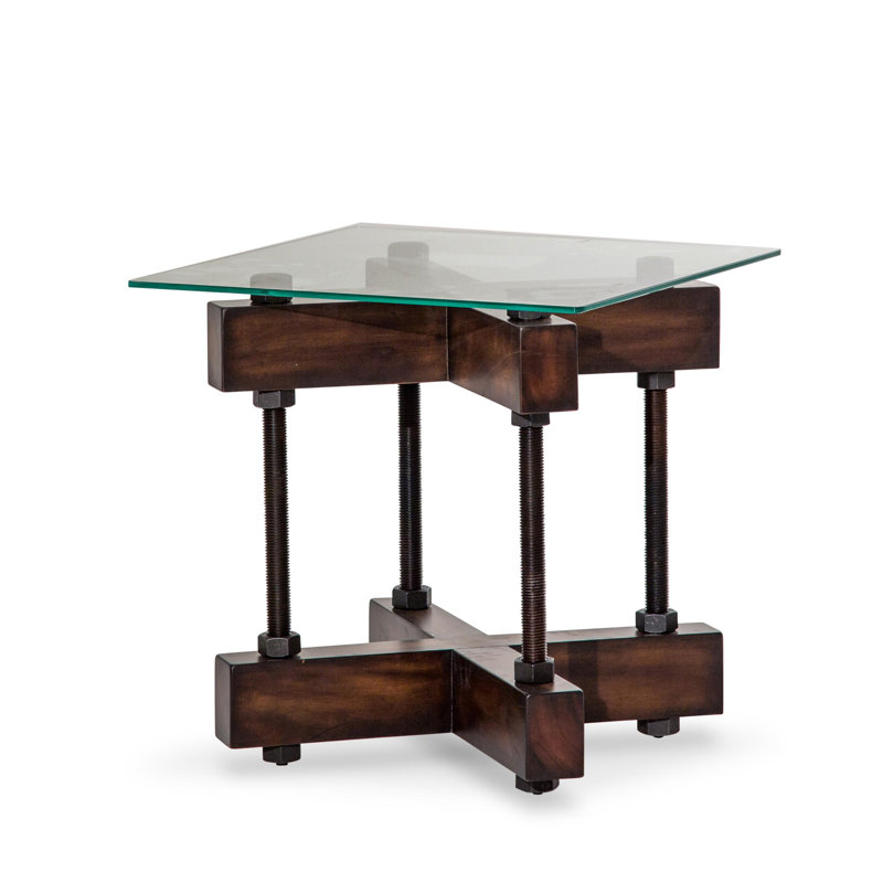 Killington Glass End Table