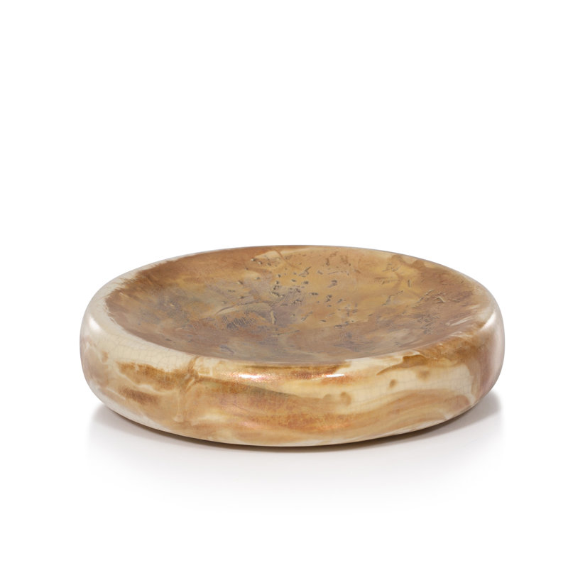 Raku Pearl Soap Dish