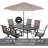 Errik 6 - Person Trestle Dining Set-613249388