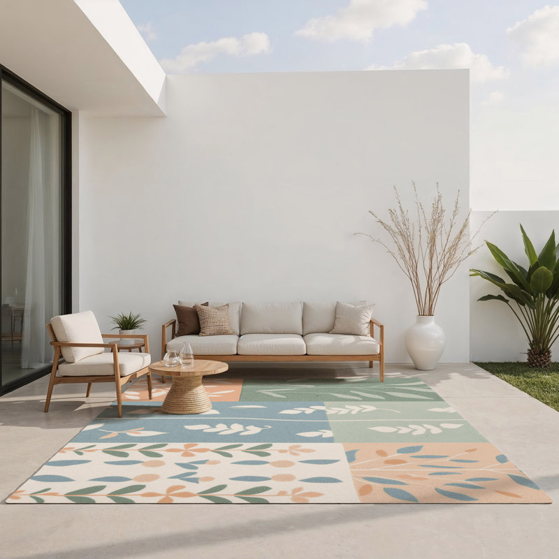 Tapis intérieur et extérieur Fresh Horizon, Rectangle 9 pi x 12 pi