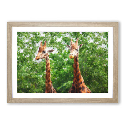 Two Giraffes Vol.2 - Picture Frame Painting