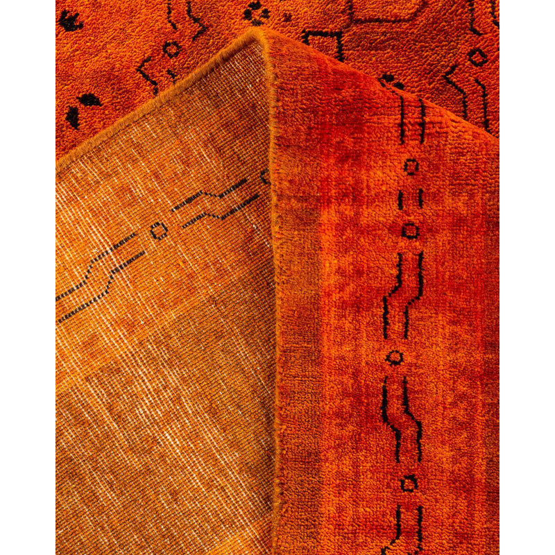 Fine Vibrance One-of-a-Kind 8'1" X 10'1" Hand Knotted Area Rug