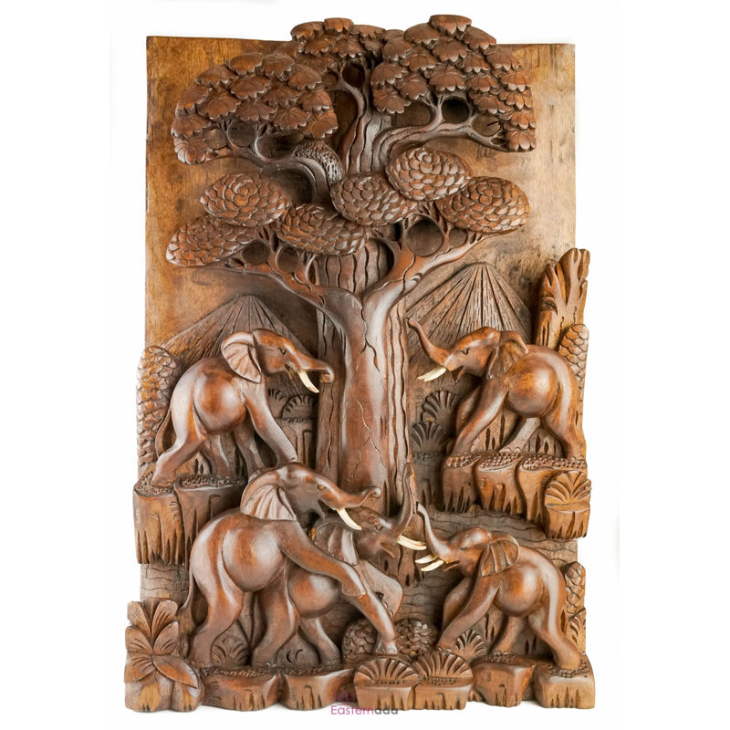 Handmade Wall Decor on Solid Wood