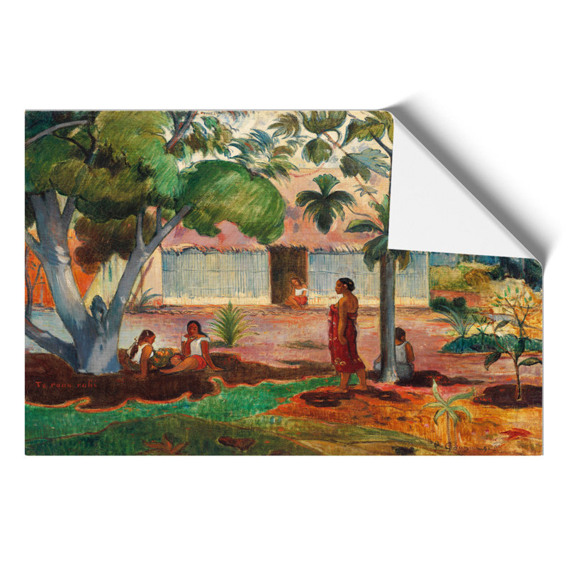 The Large Tree by Paul Gauguin - Frameless Print, 21cm H x 30cm W x 0.1cm D