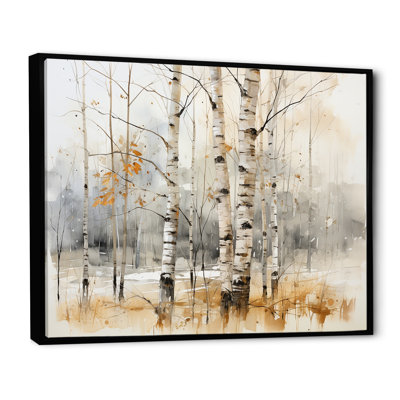 «Winter Birch Wood Forest I - Tree Birch», art mural