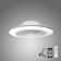 Aarun XL 95W LED Dimmable Ceiling Light & 58W DC Reversible Fan, Silver Finish C/W Remote Control, APP & Alexa/Google Voice Control, 5900Lm