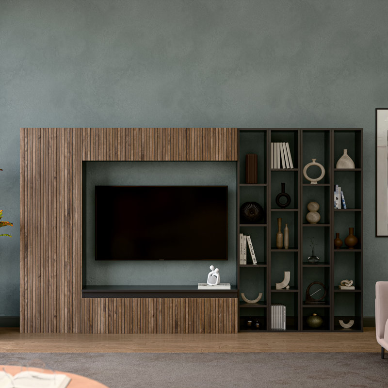Napoli Entertainment Centre, Brown/Black
