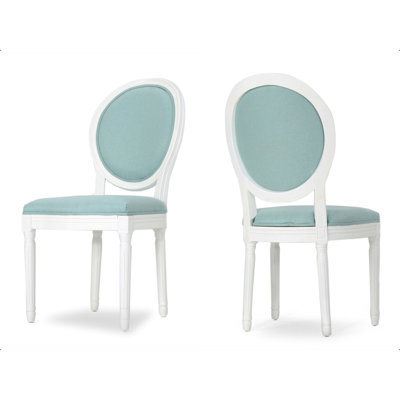 French Country Velvet Side Chair