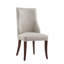 Ensemble de 2 chaises de salle à manger gris clair
