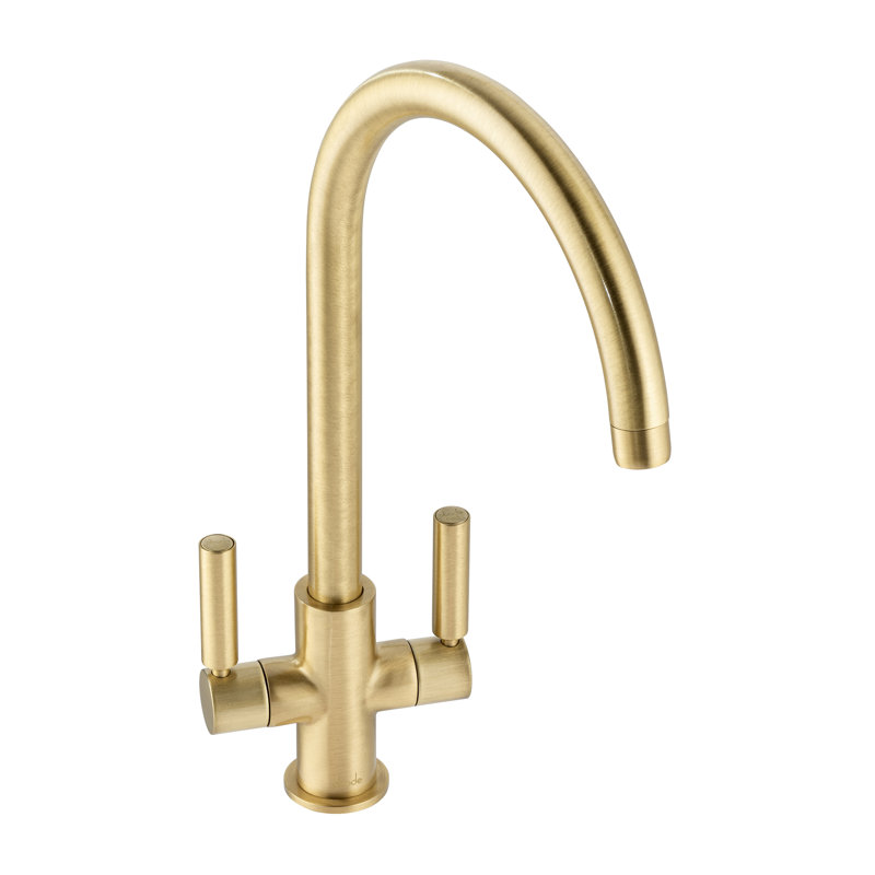 Abode Globe Monobloc Tap, Brushed Brass
