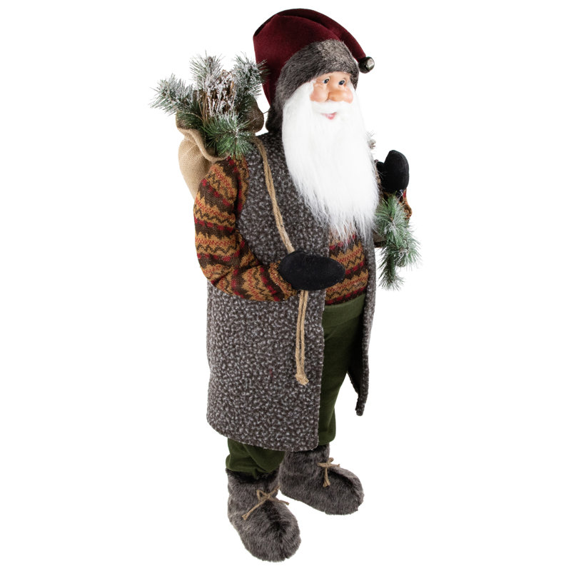 Figurine de père Noël rustique 36 po
