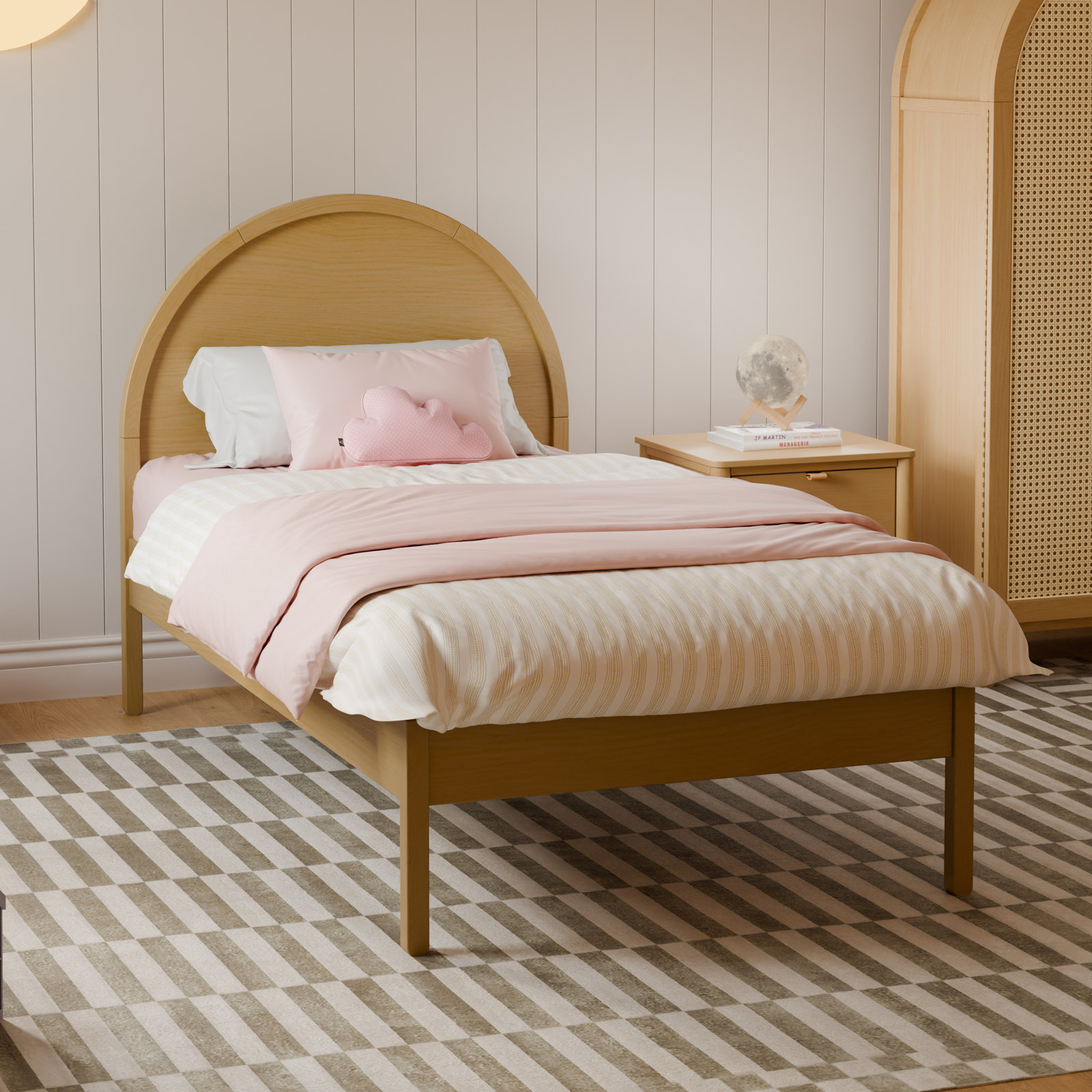 Bondi Platform Bed, Honey, Twin