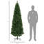 7ft Artificial Christmas Tree Slim, Fir, , 818 Tips, Branch Slim Fir 7ft, Flame-retardant