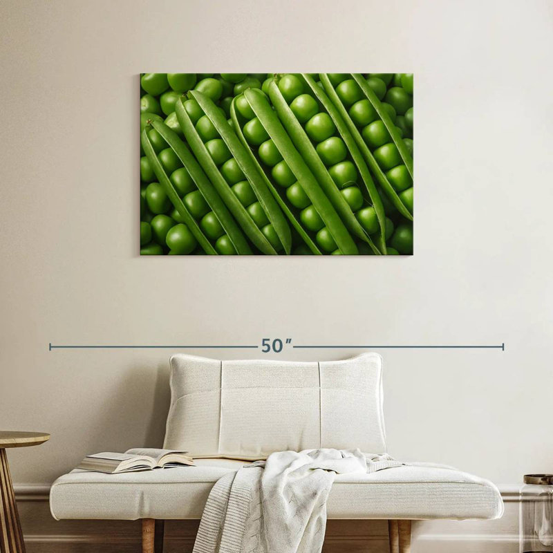 Yarlin Peas, 24" H x 36" W