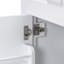 Ensemble de meuble-lavabo 30 po avec lavabo, armoire de salle de bain blanche avec tiroirs, structure solide et panneau de fibres à densité moyenne