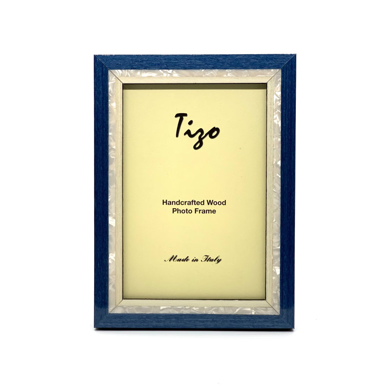 Wood Picture Frame, 8" x 10", Blue