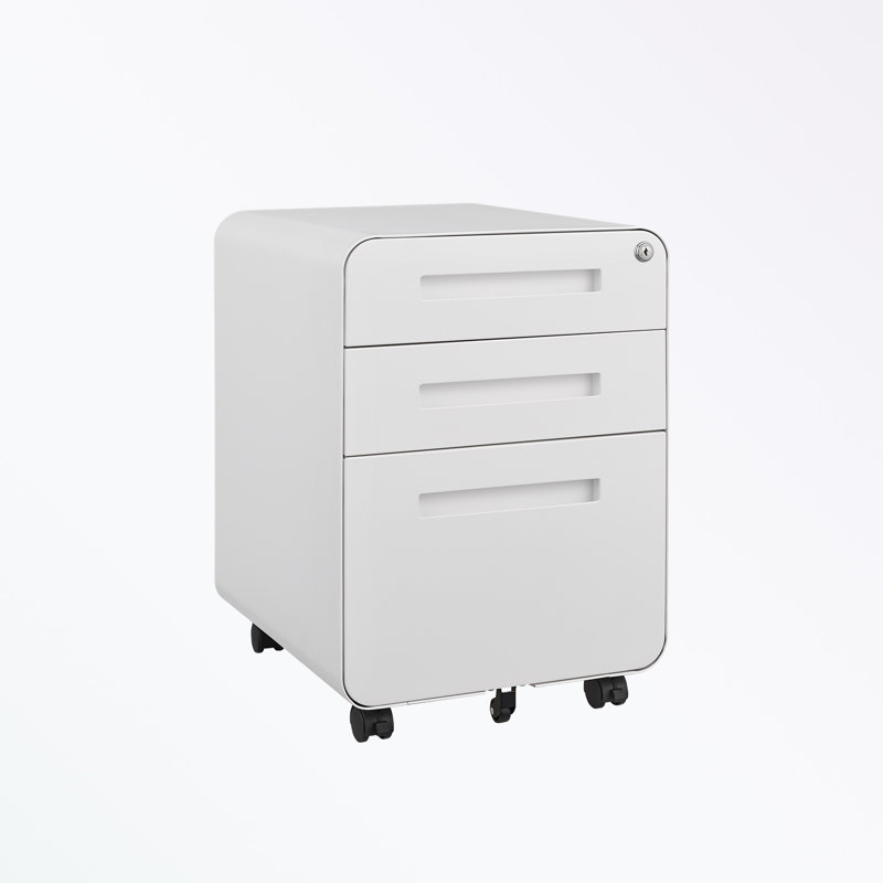 Mekala 15.75'' Wide 3 - Drawer Filing Accent, White