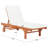 Jivera 78.70" Long Reclining Eucalyptus Single Chaise with Cushions-2103707173-2103707557